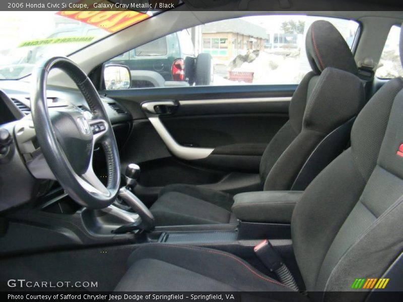 Galaxy Gray Metallic / Black 2006 Honda Civic Si Coupe