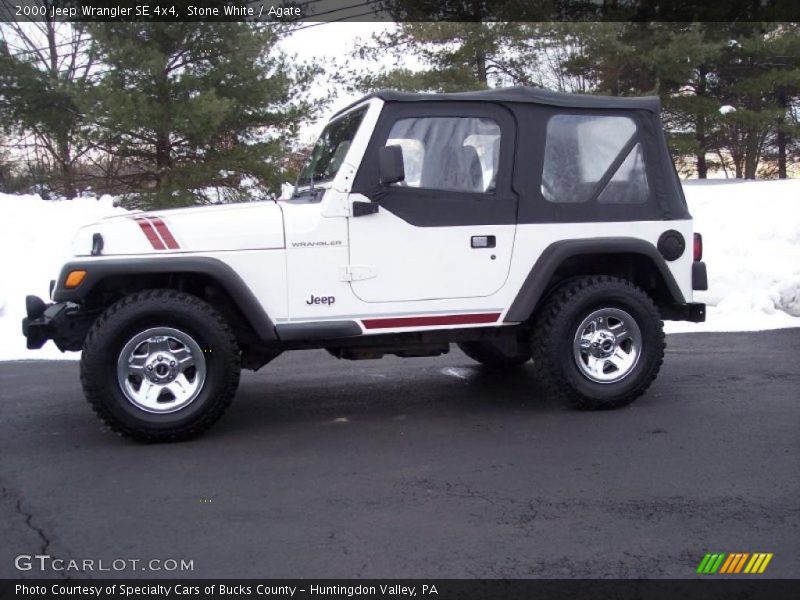 Stone White / Agate 2000 Jeep Wrangler SE 4x4