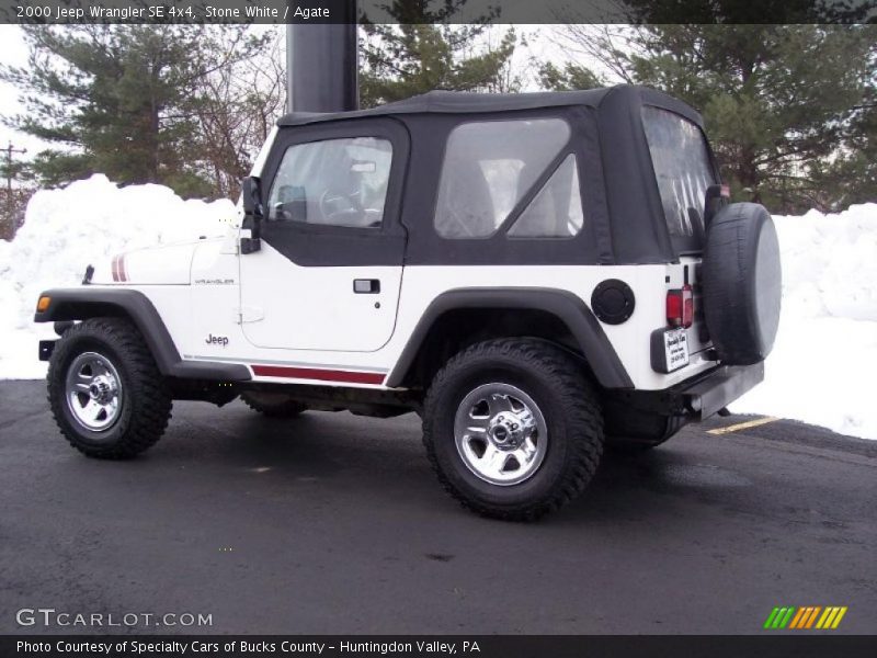 Stone White / Agate 2000 Jeep Wrangler SE 4x4