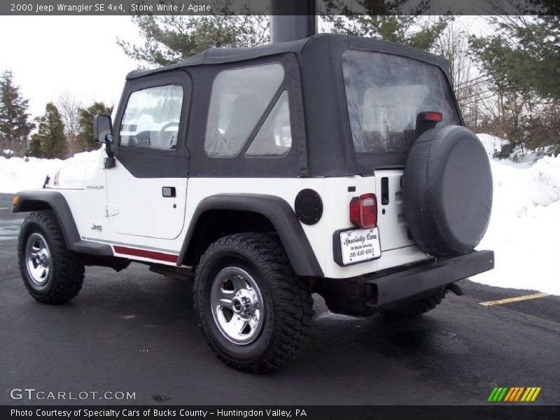Stone White / Agate 2000 Jeep Wrangler SE 4x4