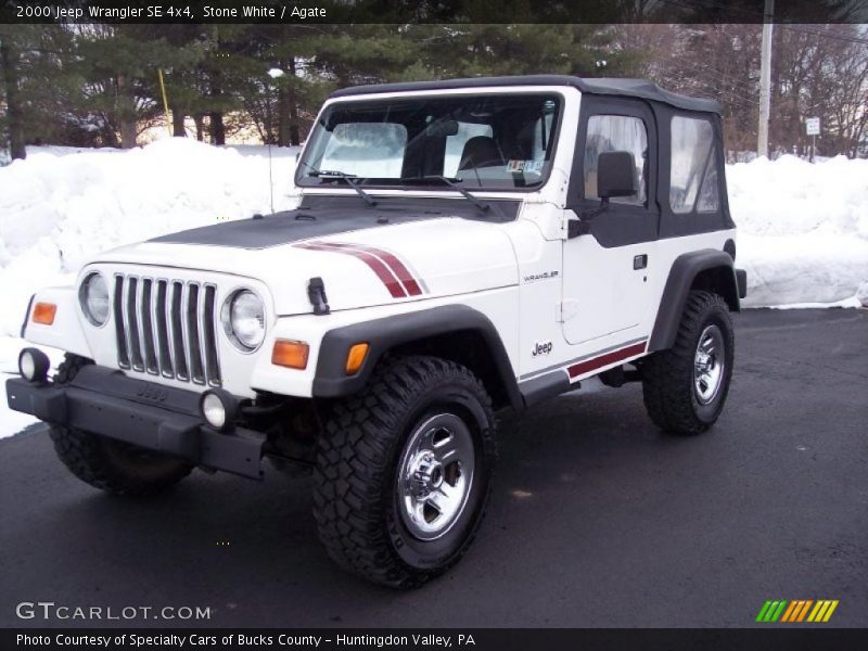 Stone White / Agate 2000 Jeep Wrangler SE 4x4