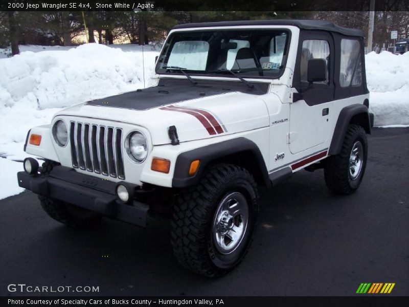 Stone White / Agate 2000 Jeep Wrangler SE 4x4