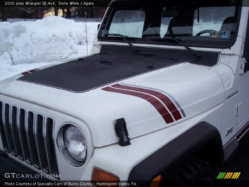 Stone White / Agate 2000 Jeep Wrangler SE 4x4
