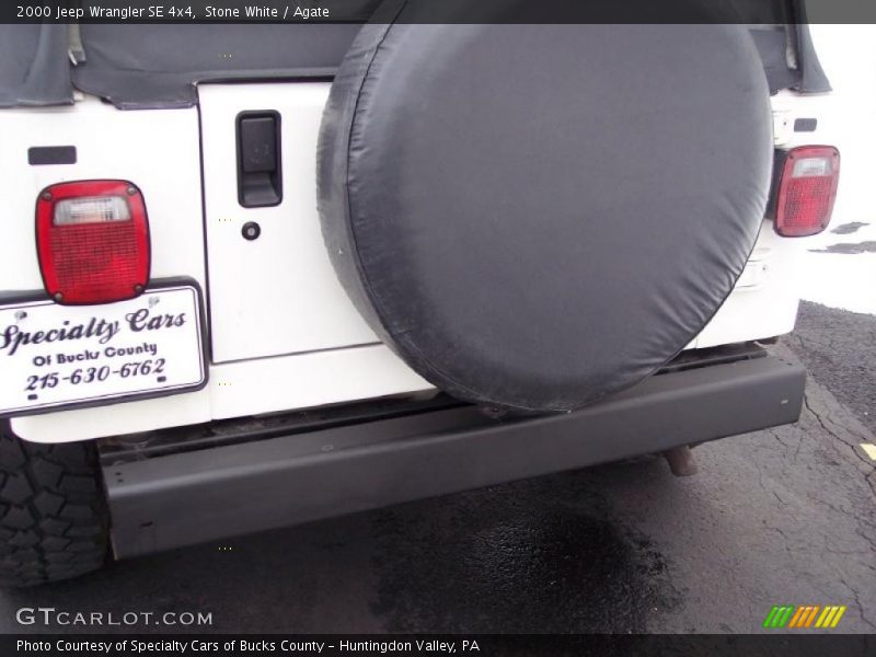 Stone White / Agate 2000 Jeep Wrangler SE 4x4