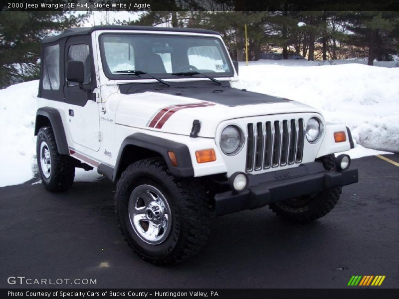 Stone White / Agate 2000 Jeep Wrangler SE 4x4