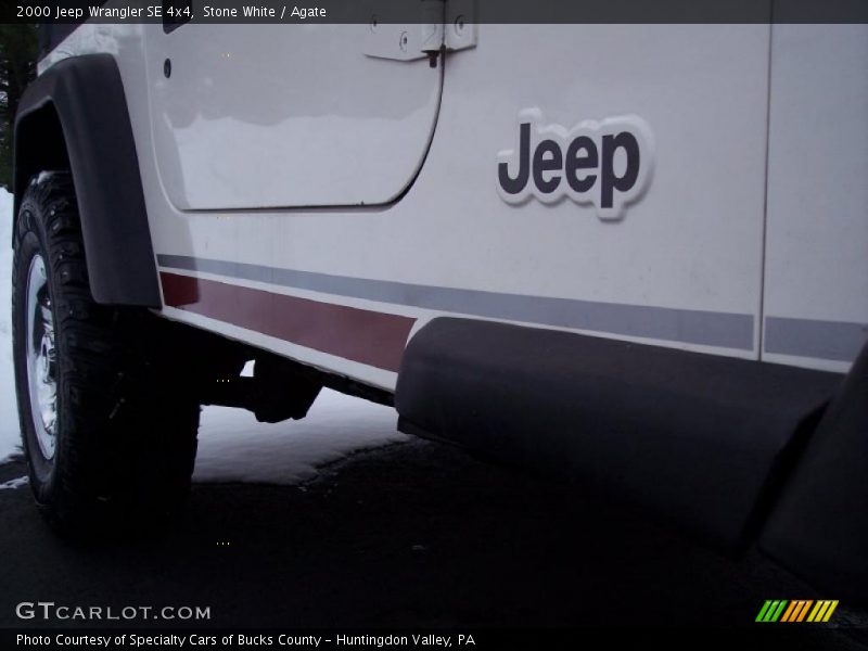Stone White / Agate 2000 Jeep Wrangler SE 4x4