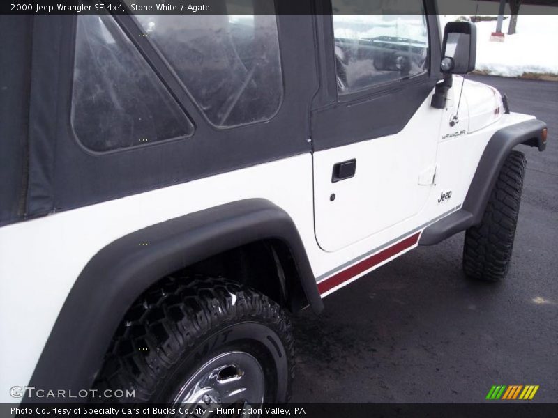 Stone White / Agate 2000 Jeep Wrangler SE 4x4