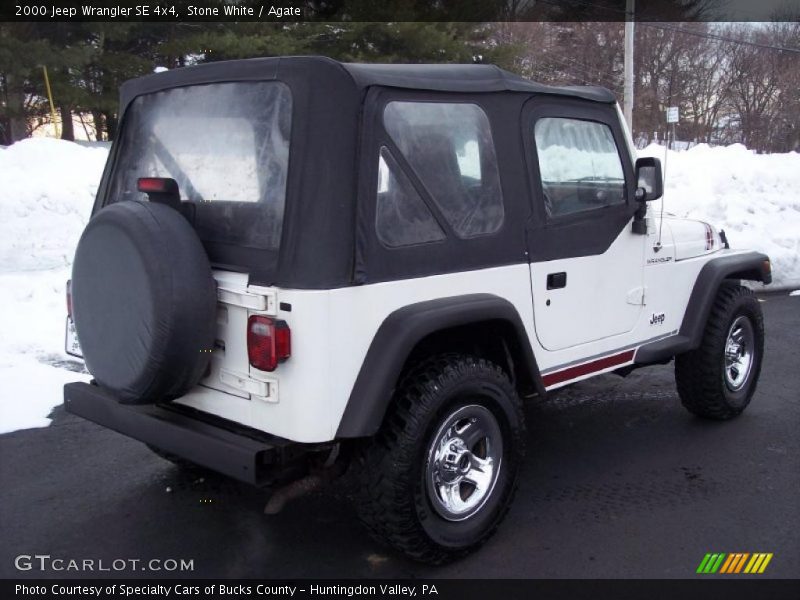 Stone White / Agate 2000 Jeep Wrangler SE 4x4