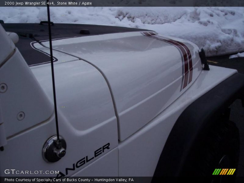 Stone White / Agate 2000 Jeep Wrangler SE 4x4
