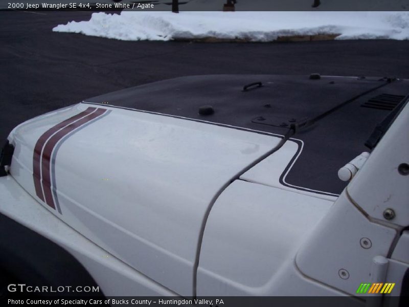 Stone White / Agate 2000 Jeep Wrangler SE 4x4