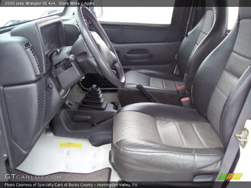 Stone White / Agate 2000 Jeep Wrangler SE 4x4