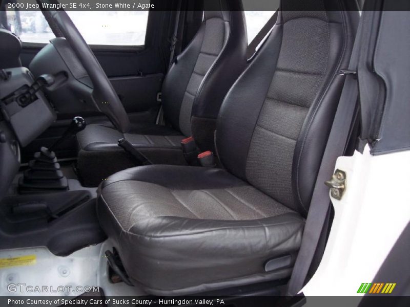 Stone White / Agate 2000 Jeep Wrangler SE 4x4