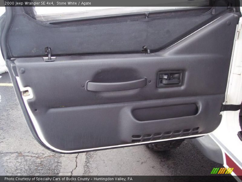 Stone White / Agate 2000 Jeep Wrangler SE 4x4