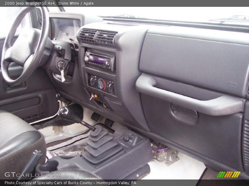 Stone White / Agate 2000 Jeep Wrangler SE 4x4