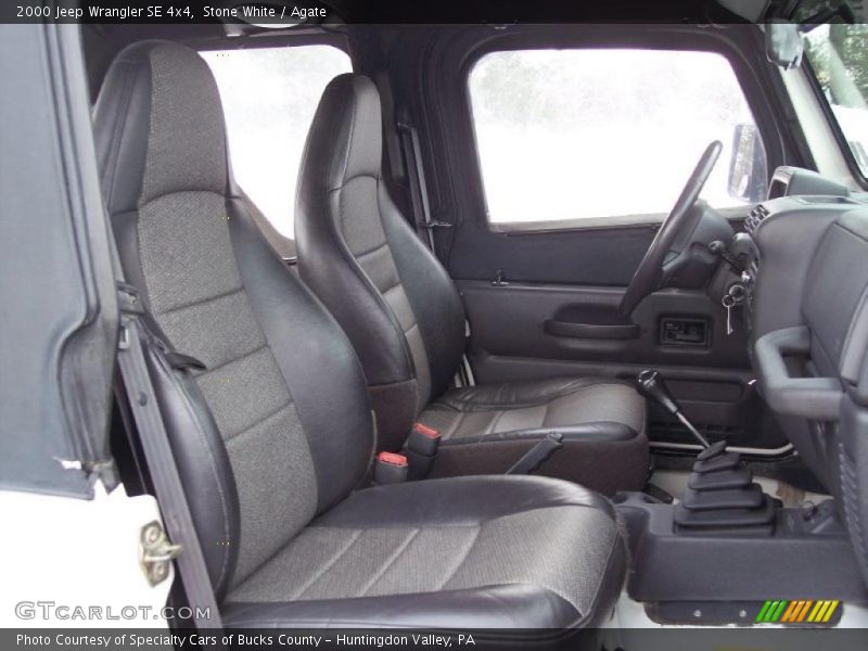 Stone White / Agate 2000 Jeep Wrangler SE 4x4