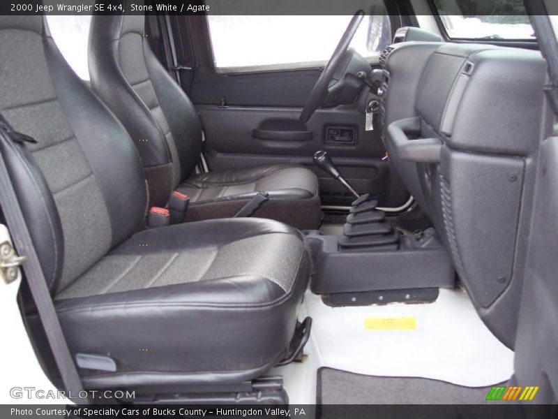 Stone White / Agate 2000 Jeep Wrangler SE 4x4