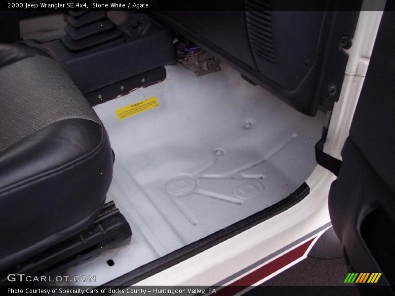 Stone White / Agate 2000 Jeep Wrangler SE 4x4