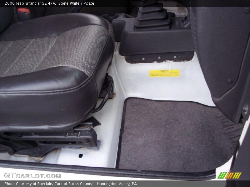 Stone White / Agate 2000 Jeep Wrangler SE 4x4