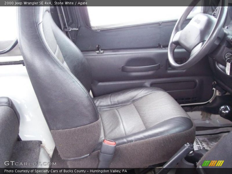 Stone White / Agate 2000 Jeep Wrangler SE 4x4