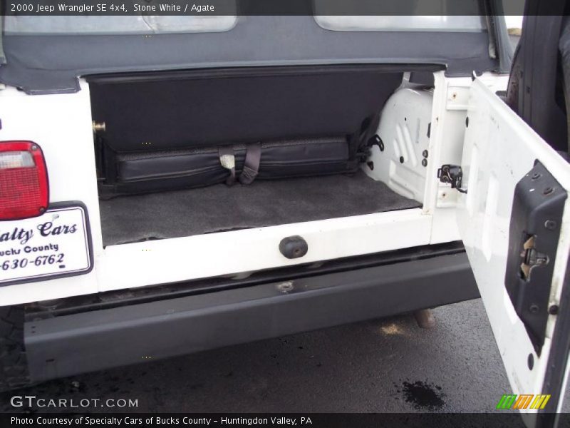 Stone White / Agate 2000 Jeep Wrangler SE 4x4