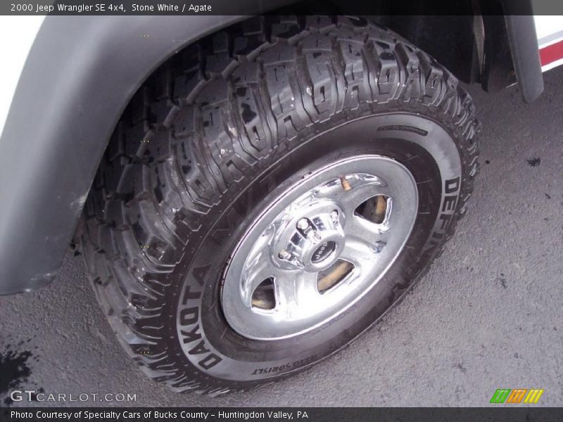 Stone White / Agate 2000 Jeep Wrangler SE 4x4