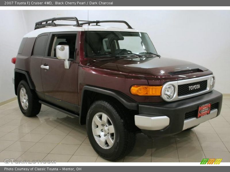 Black Cherry Pearl / Dark Charcoal 2007 Toyota FJ Cruiser 4WD