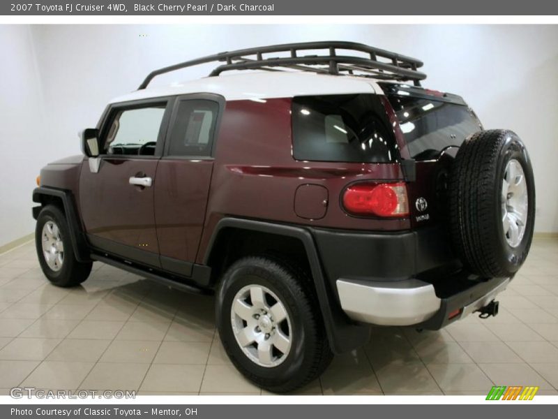Black Cherry Pearl / Dark Charcoal 2007 Toyota FJ Cruiser 4WD
