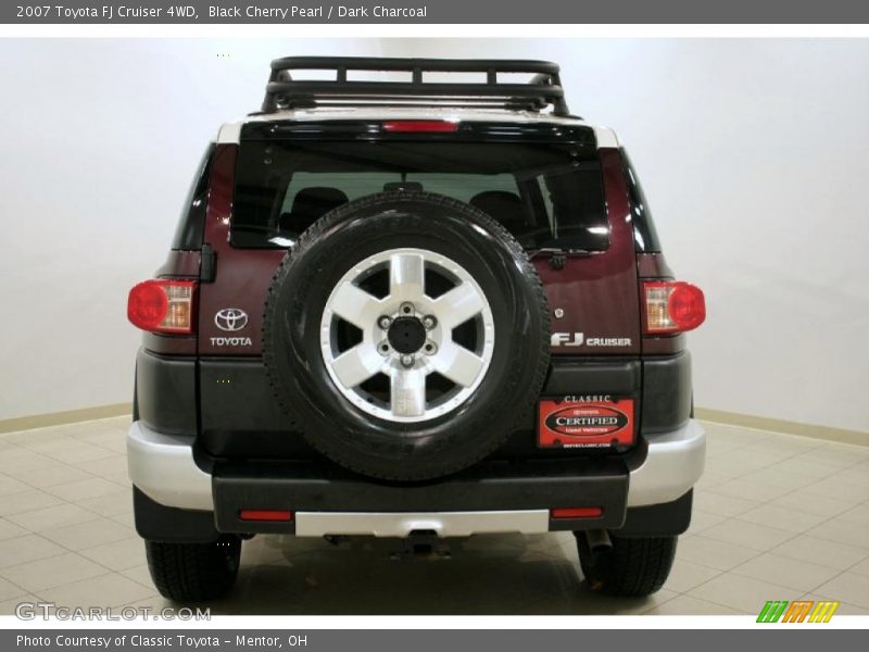 Black Cherry Pearl / Dark Charcoal 2007 Toyota FJ Cruiser 4WD