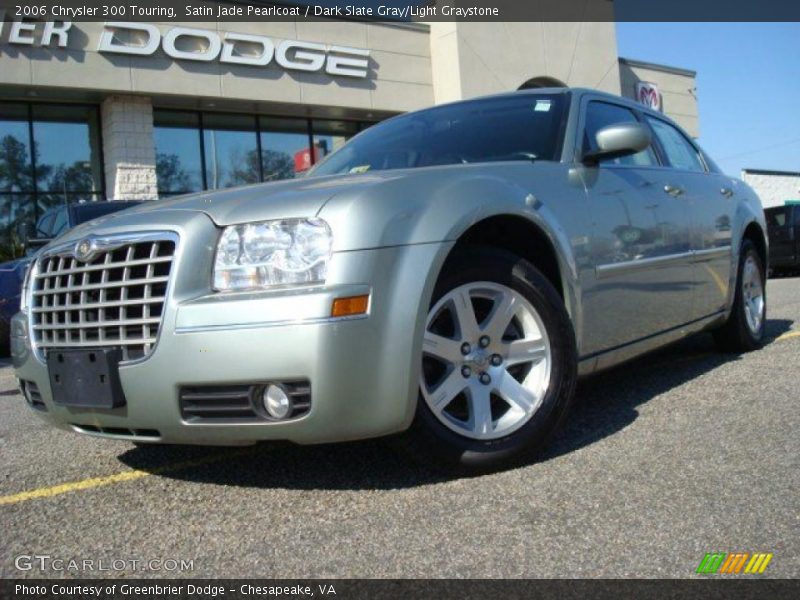 Satin Jade Pearlcoat / Dark Slate Gray/Light Graystone 2006 Chrysler 300 Touring