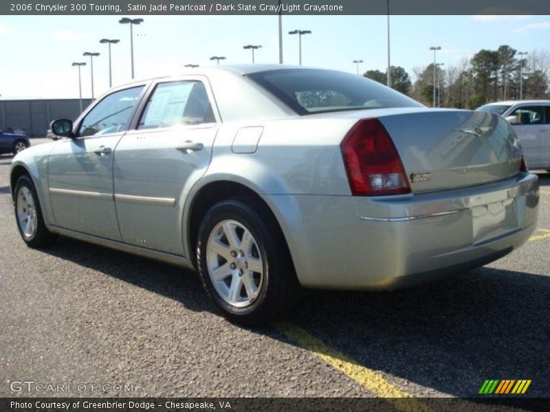 Satin Jade Pearlcoat / Dark Slate Gray/Light Graystone 2006 Chrysler 300 Touring