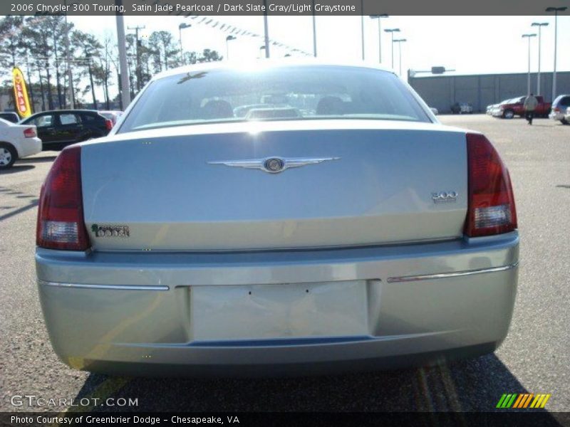 Satin Jade Pearlcoat / Dark Slate Gray/Light Graystone 2006 Chrysler 300 Touring