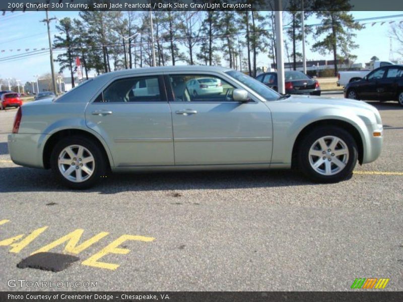 Satin Jade Pearlcoat / Dark Slate Gray/Light Graystone 2006 Chrysler 300 Touring