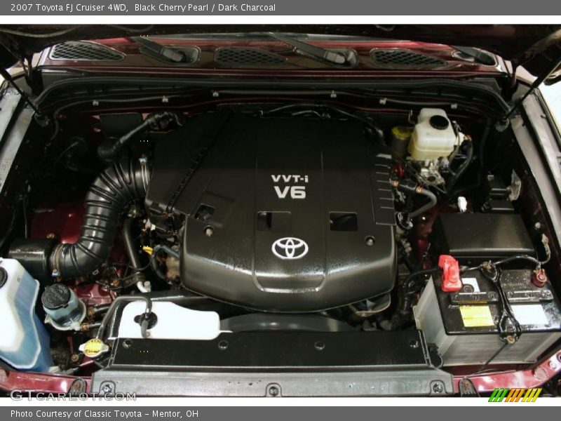 Black Cherry Pearl / Dark Charcoal 2007 Toyota FJ Cruiser 4WD