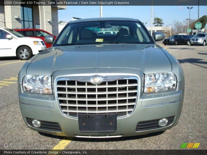 Satin Jade Pearlcoat / Dark Slate Gray/Light Graystone 2006 Chrysler 300 Touring