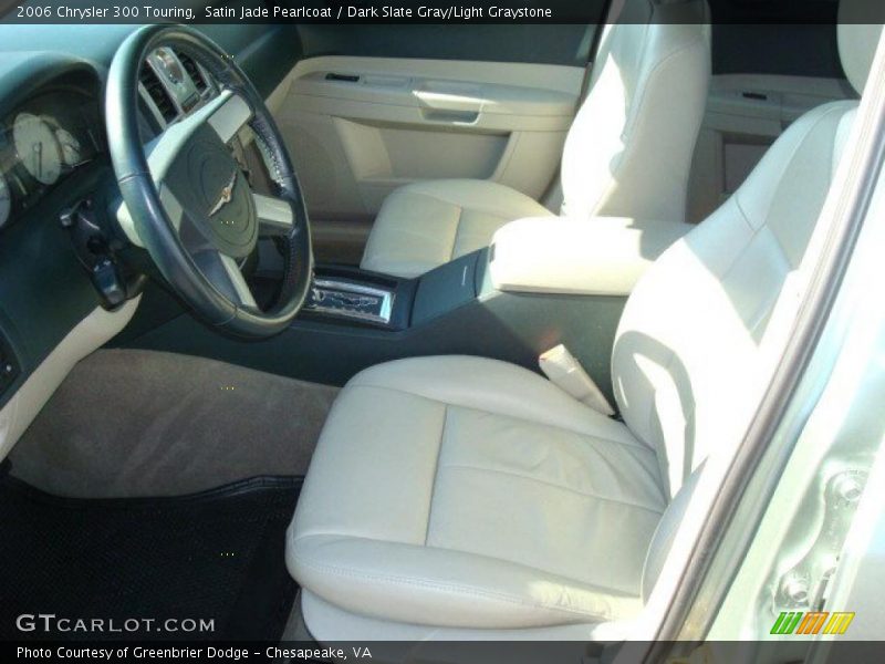 Satin Jade Pearlcoat / Dark Slate Gray/Light Graystone 2006 Chrysler 300 Touring