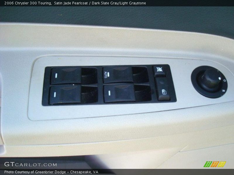Satin Jade Pearlcoat / Dark Slate Gray/Light Graystone 2006 Chrysler 300 Touring