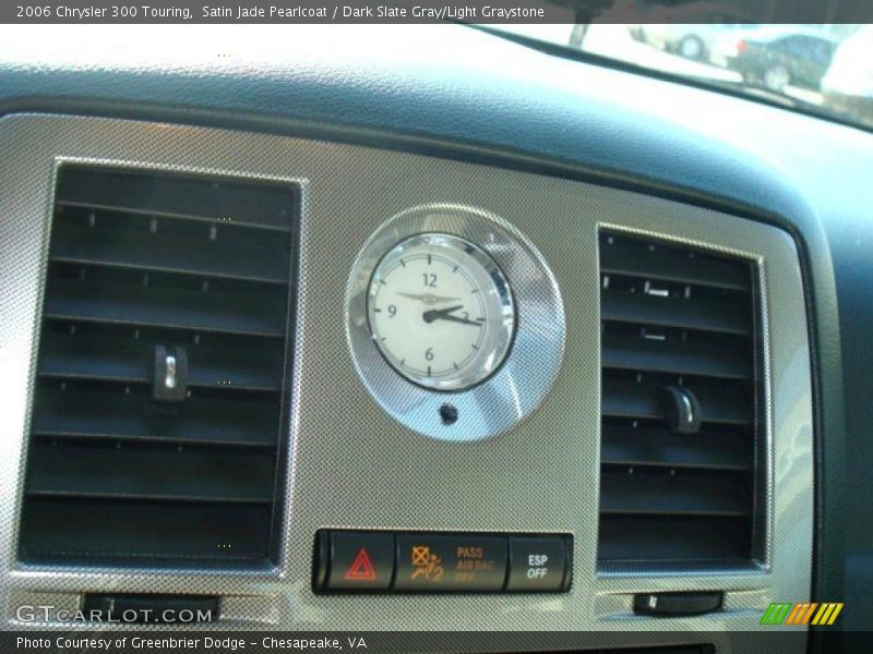 Satin Jade Pearlcoat / Dark Slate Gray/Light Graystone 2006 Chrysler 300 Touring
