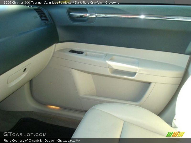 Satin Jade Pearlcoat / Dark Slate Gray/Light Graystone 2006 Chrysler 300 Touring