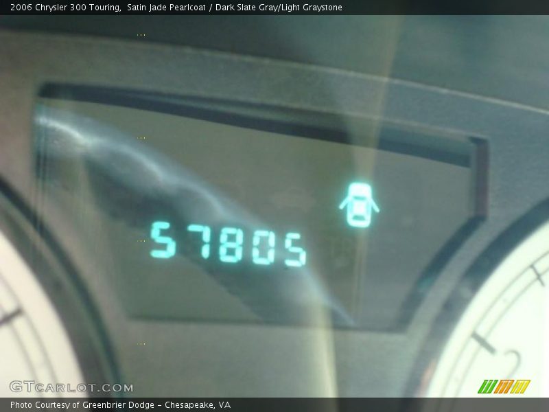 Satin Jade Pearlcoat / Dark Slate Gray/Light Graystone 2006 Chrysler 300 Touring