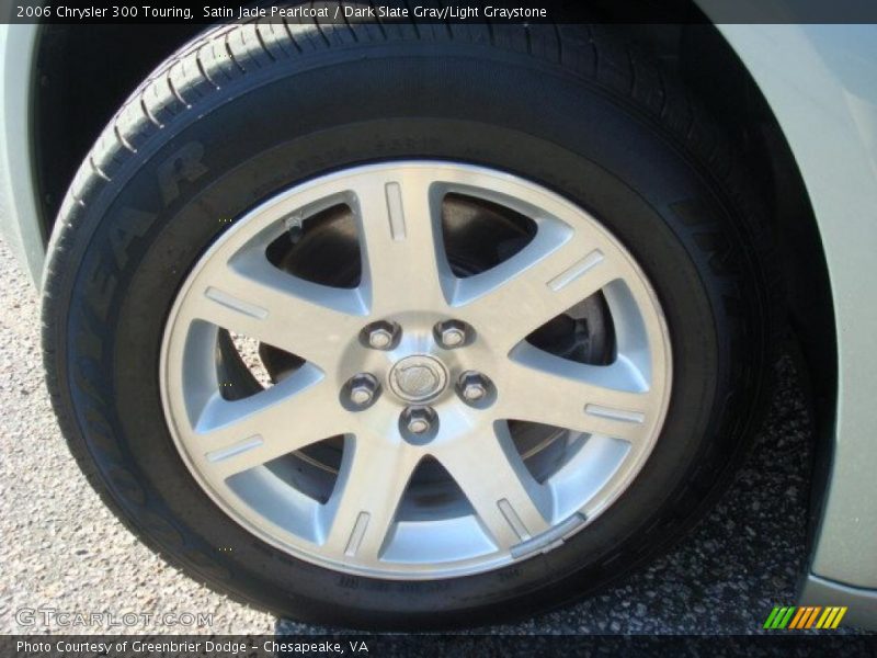 Satin Jade Pearlcoat / Dark Slate Gray/Light Graystone 2006 Chrysler 300 Touring