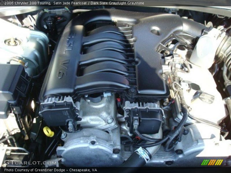 Satin Jade Pearlcoat / Dark Slate Gray/Light Graystone 2006 Chrysler 300 Touring
