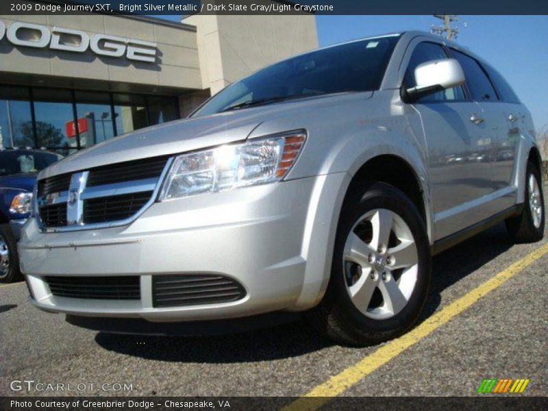 Bright Silver Metallic / Dark Slate Gray/Light Graystone 2009 Dodge Journey SXT