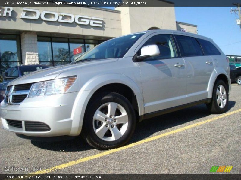 Bright Silver Metallic / Dark Slate Gray/Light Graystone 2009 Dodge Journey SXT