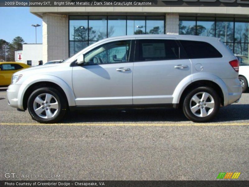 Bright Silver Metallic / Dark Slate Gray/Light Graystone 2009 Dodge Journey SXT