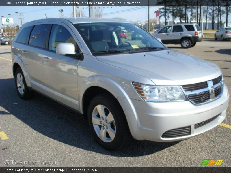 Bright Silver Metallic / Dark Slate Gray/Light Graystone 2009 Dodge Journey SXT