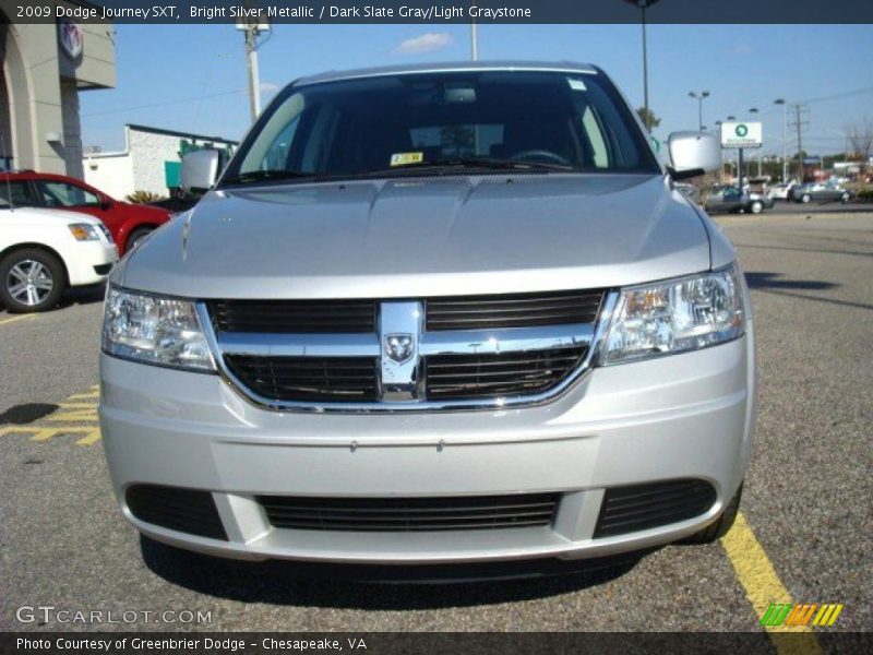 Bright Silver Metallic / Dark Slate Gray/Light Graystone 2009 Dodge Journey SXT