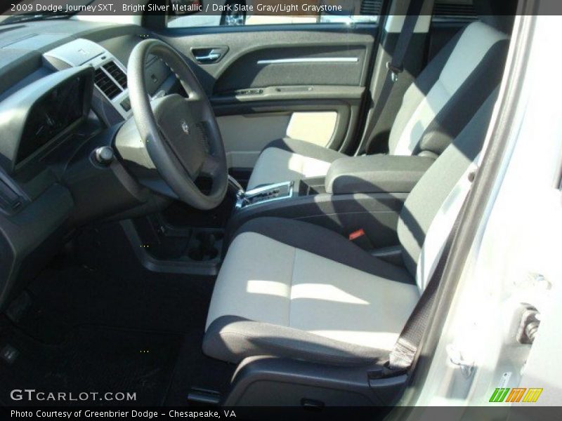 Bright Silver Metallic / Dark Slate Gray/Light Graystone 2009 Dodge Journey SXT