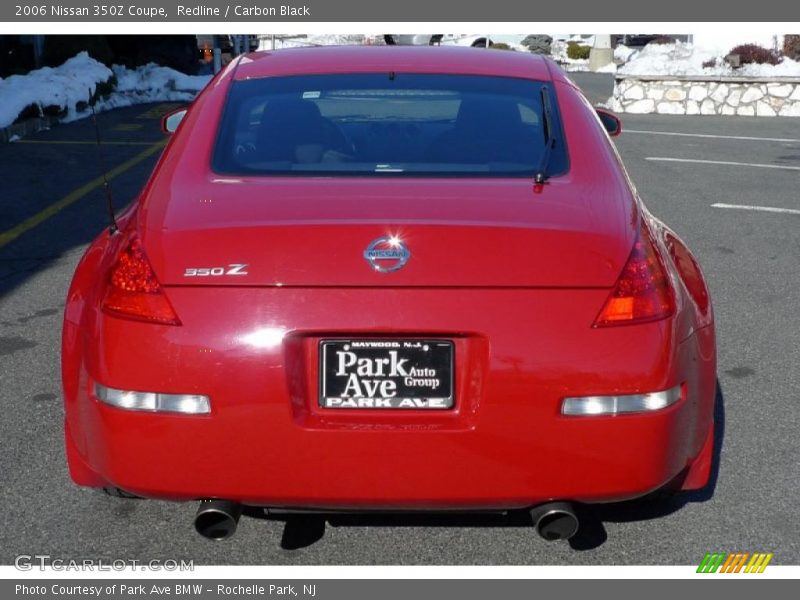 Redline / Carbon Black 2006 Nissan 350Z Coupe