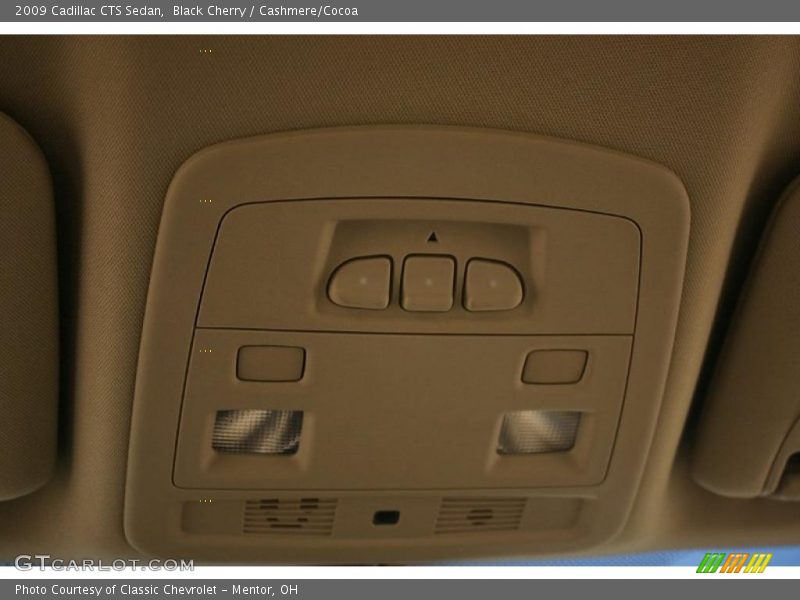 Black Cherry / Cashmere/Cocoa 2009 Cadillac CTS Sedan