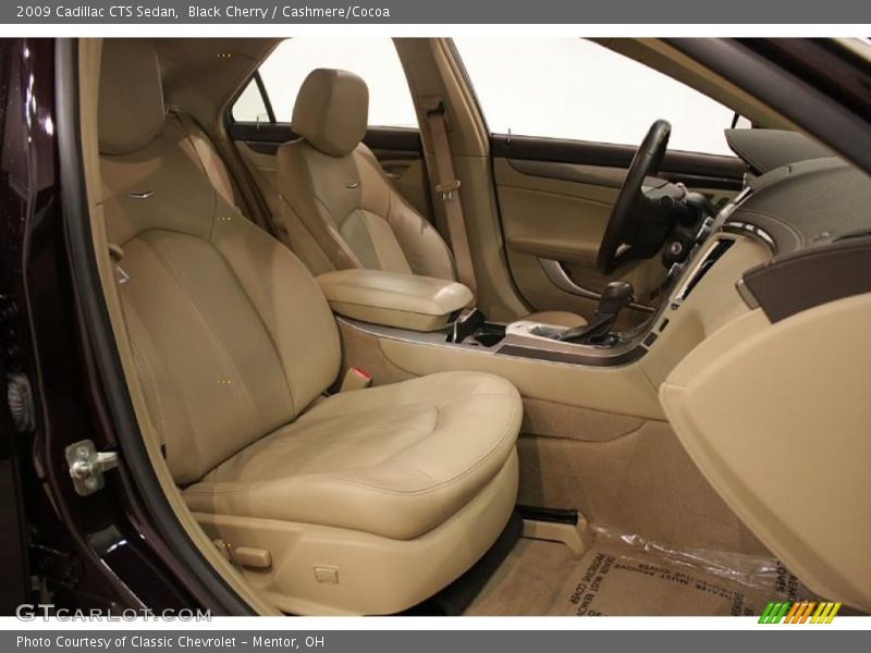 Black Cherry / Cashmere/Cocoa 2009 Cadillac CTS Sedan